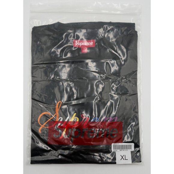 Supreme Cursive S/S Top T-Shirt XL - Picture 2 of 4